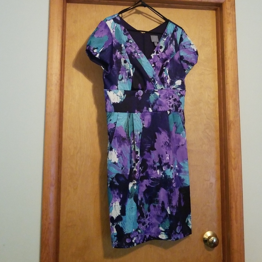 Womens floral cocktail dress